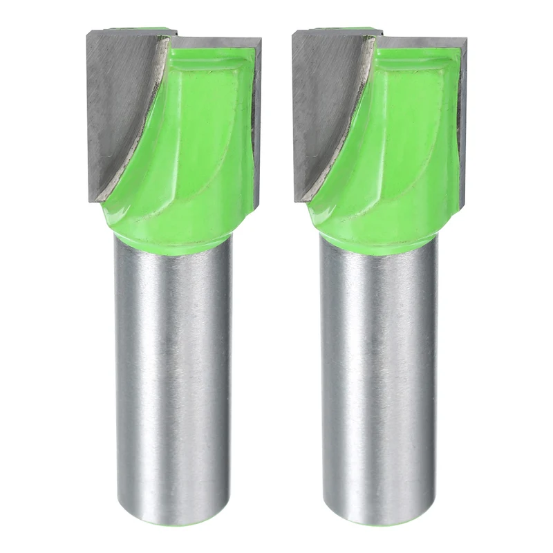 2pcs Bottom Cleaning Router Bits 1/2" Shank 23/32" x 25/32" Cut Carbide Tipped