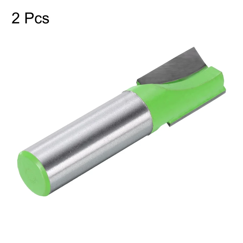 2pcs Bottom Cleaning Router Bits 1/2" Shank 19/32" x 25/32" Cut Carbide Tipped