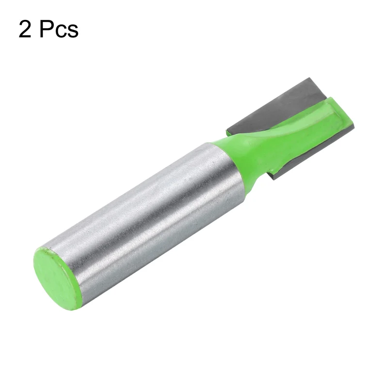 2pcs Bottom Cleaning Router Bits 1/2" Shank 1/2" x 25/32" Cut Carbide Tipped