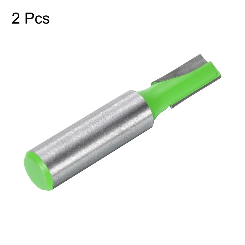 2pcs Bottom Cleaning Router Bits 1/2" Shank 25/64" x 25/32" Cut Carbide Tipped