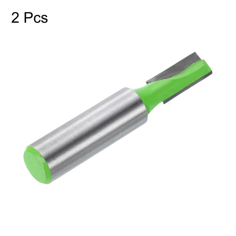 2pcs Bottom Cleaning Router Bits 1/2" Shank 11/32" x 25/32" Cut Carbide Tipped