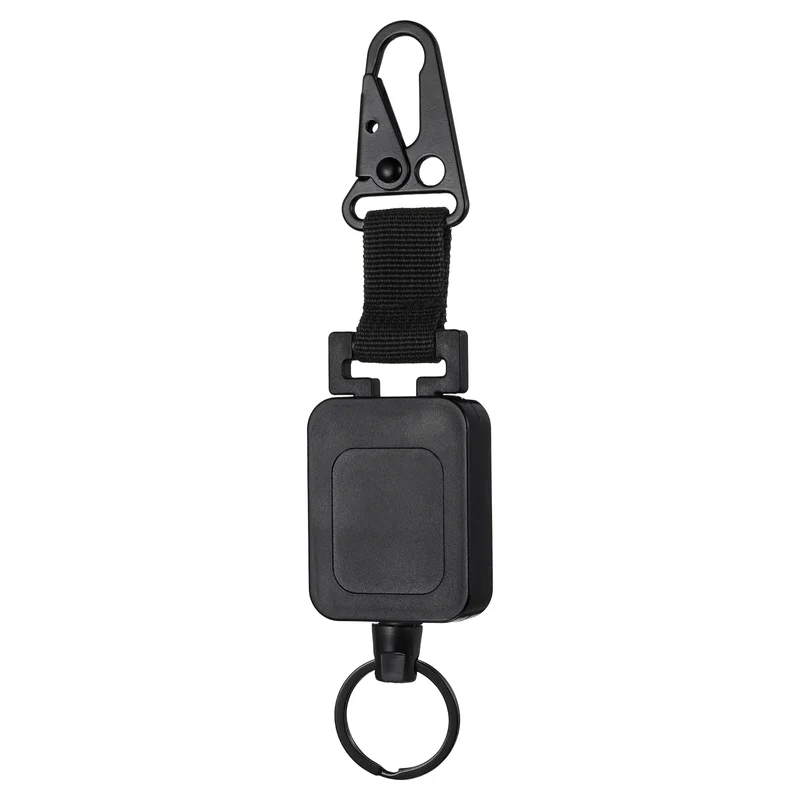 1Pcs Microphone Retractable Holder 0.04"×27.6" Steel Cable Black, for Drivers