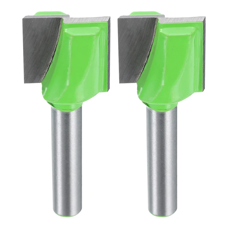 2pcs Bottom Cleaning Router Bits 1/4" Shank 21/32" x 5/8" Cut Carbide Tipped