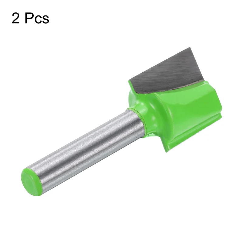 2pcs Bottom Cleaning Router Bits 1/4" Shank 21/32" x 5/8" Cut Carbide Tipped