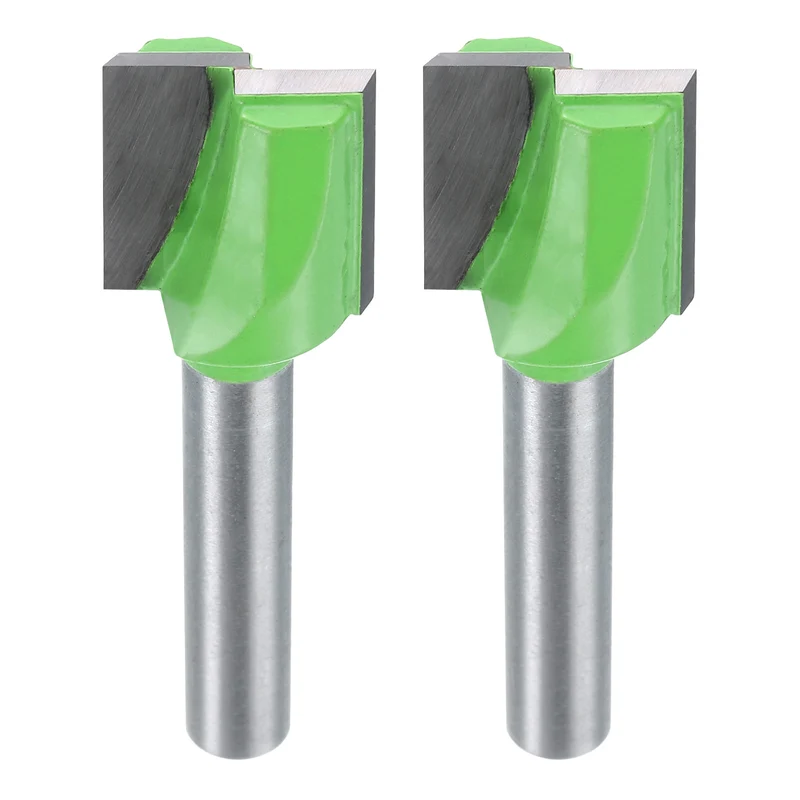 2pcs Bottom Cleaning Router Bits 1/4" Shank 19/32" x 5/8" Cut Carbide Tipped