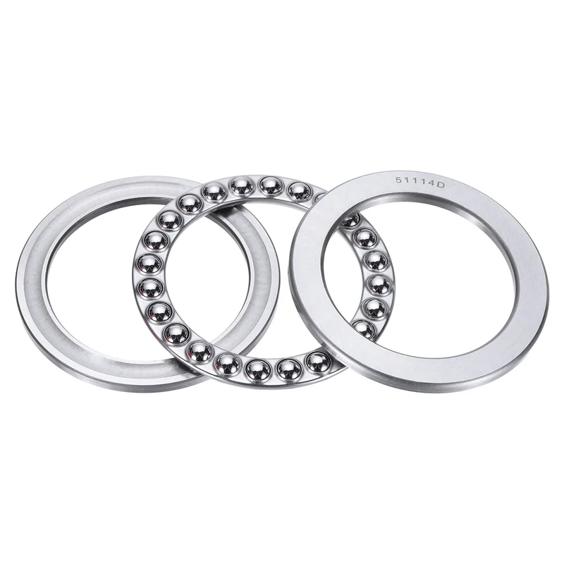51113D Thrust Ball Bearing, Axial Ball Bearing 64.5x89.5x18mm 2Pcs