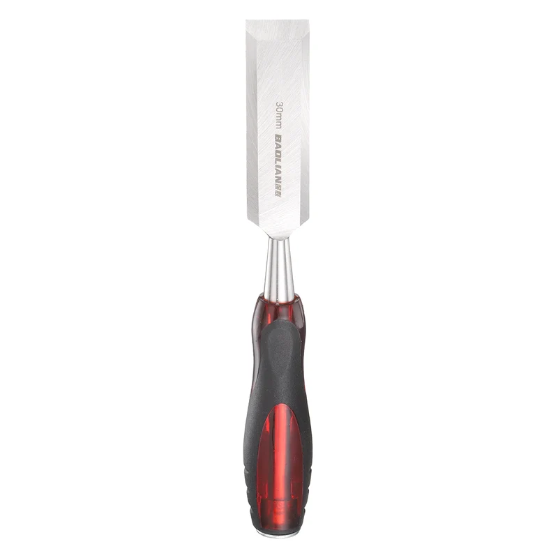 Wood Chisel 1-3/16" CR-V Steel Beveled Edge Blade with TPR Handle