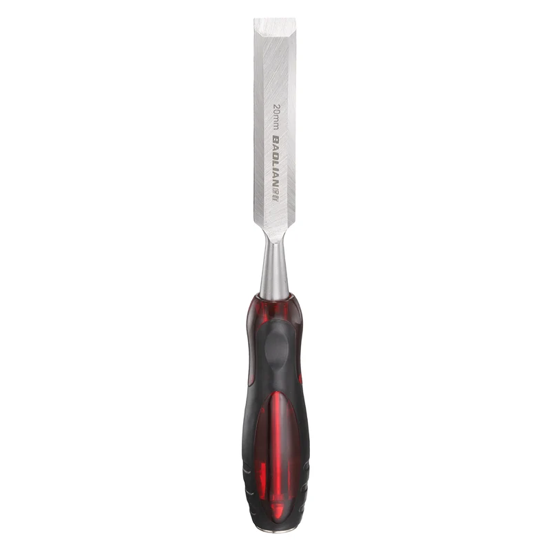 Wood Chisel 13/16" CR-V Steel Beveled Edge Blade with TPR Handle