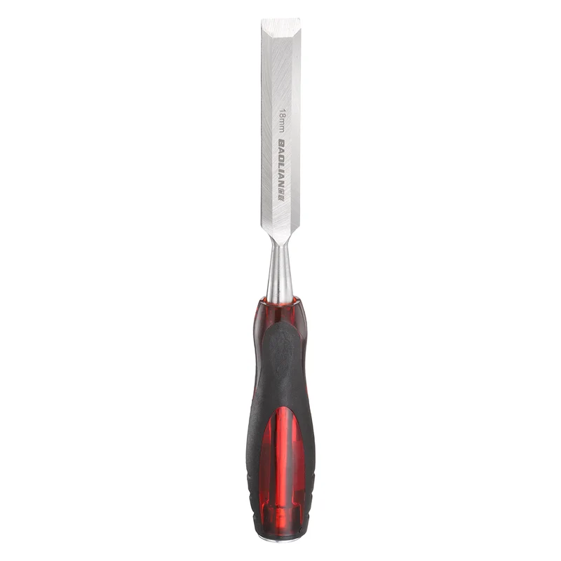 Wood Chisel 11/16" CR-V Steel Beveled Edge Blade with TPR Handle