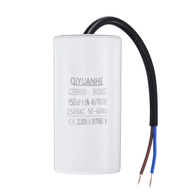 CBB60 150uf Running Capacitor 250VAC 50/60Hz 100x50mm