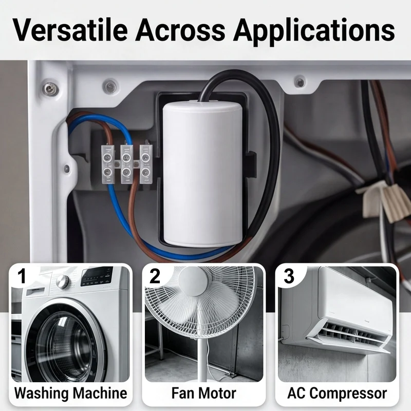 CBB60 150uf Running Capacitor 250VAC 50/60Hz 100x50mm