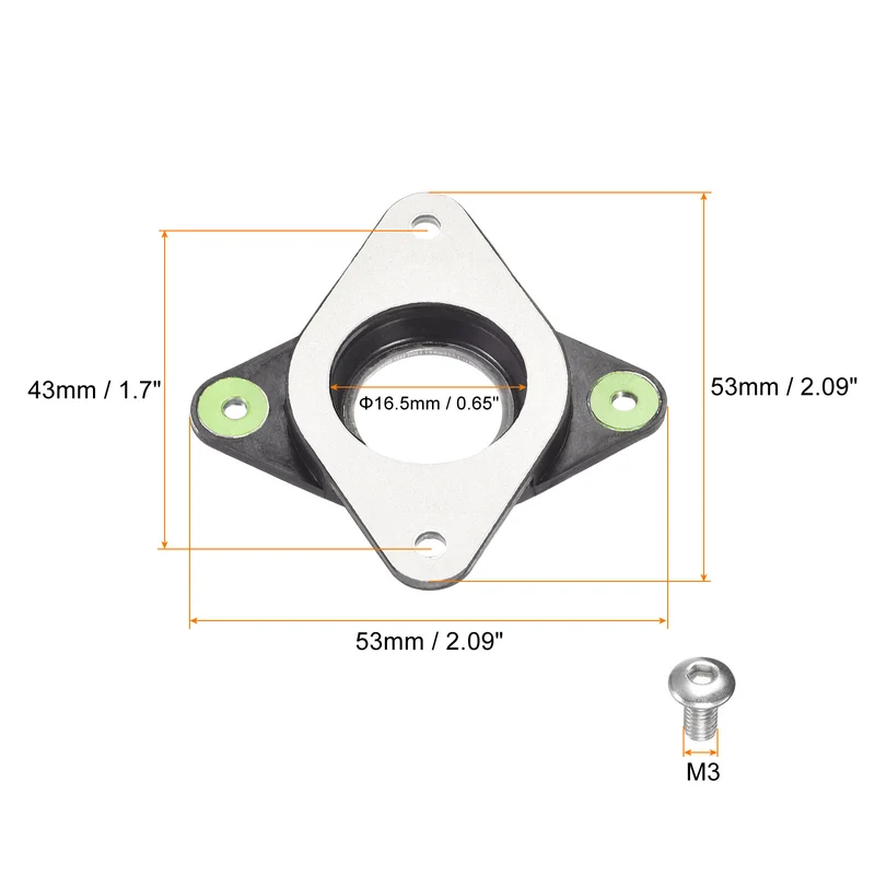 Vibration Dampers for NEMA 17 Stepper Motor for 3D Printers with M3 Screw 4 Pack
