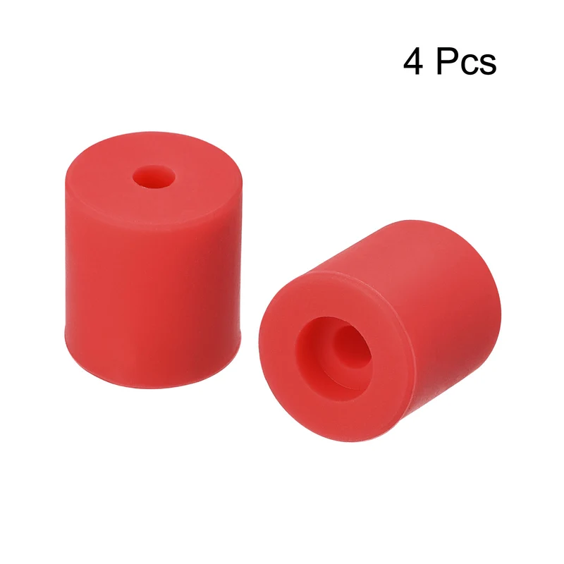 Silicone Leveling Column Silicone Buffer 18mm Red for 3D Printer 4pcs
