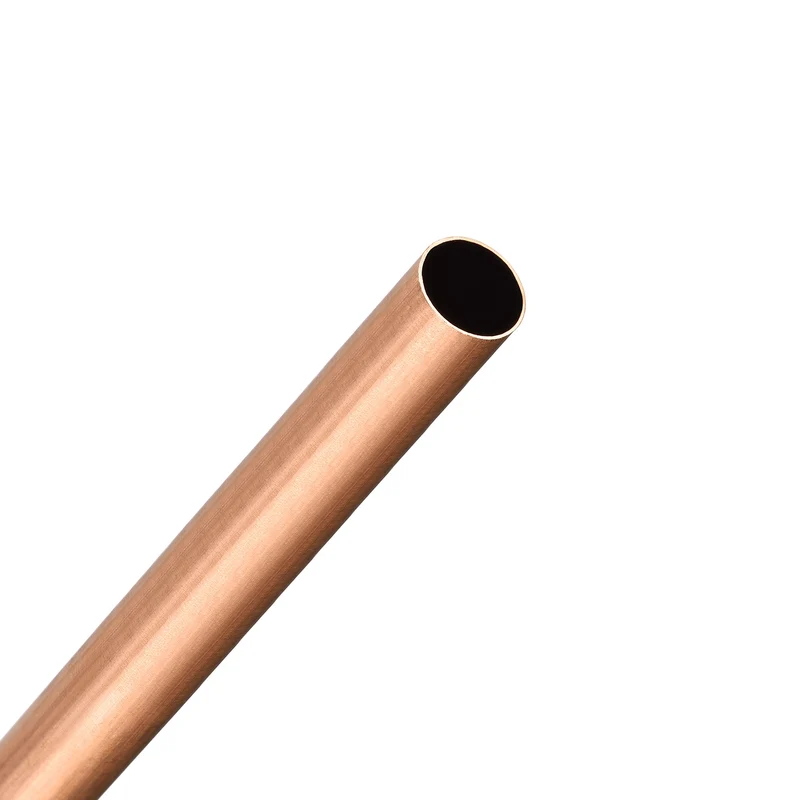 Copper Round Tube 8mm OD 0.25mm Wall Thickness 300mm Length Pipe Tubing