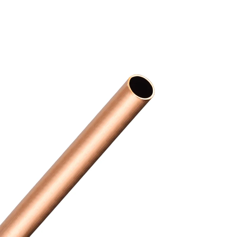 Copper Round Tube 7mm OD 0.25mm Wall Thickness 300mm Length Pipe Tubing