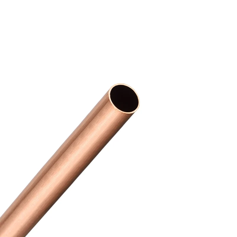 Copper Round Tube 6mm OD 0.25mm Wall Thickness 300mm Length Pipe Tubing