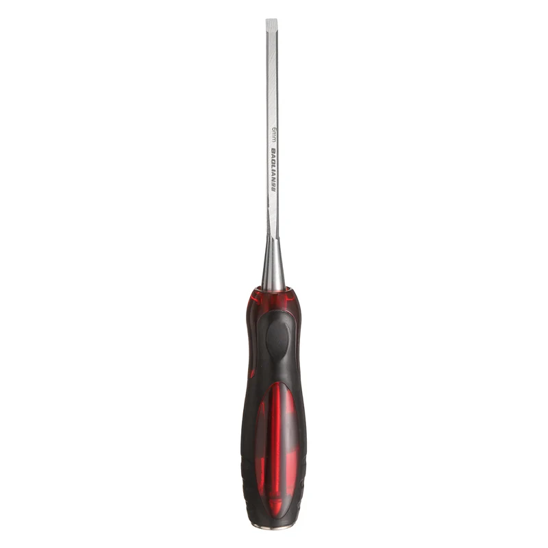 Wood Chisel 1/4" CR-V Steel Beveled Edge Blade with TPR Handle