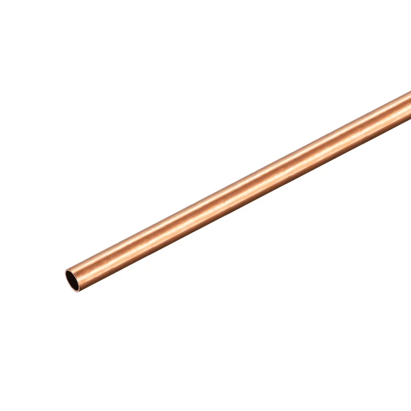Copper Round Tube 4mm OD 0.25mm Wall Thickness 300mm Length Pipe Tubing