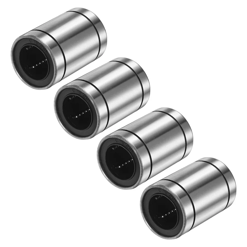 4Pcs LM25UU Linear Ball Bearings 25mm Bore Dia 40mm OD 59mm Length for Machine