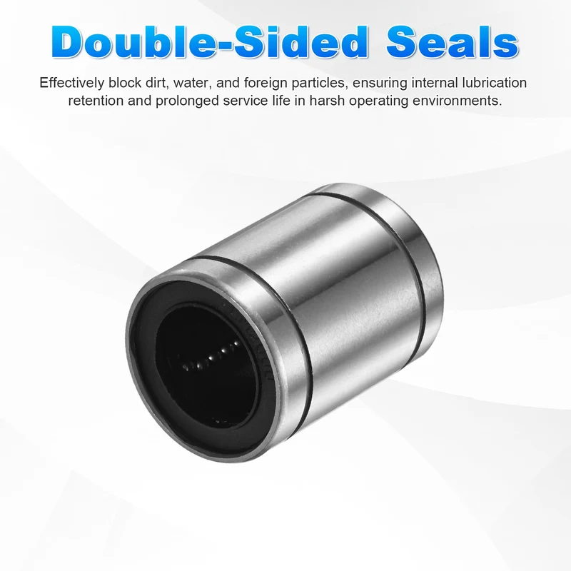 4Pcs LM20UU Linear Ball Bearings 20mm Bore Dia 32mm OD 42mm Length for Machine