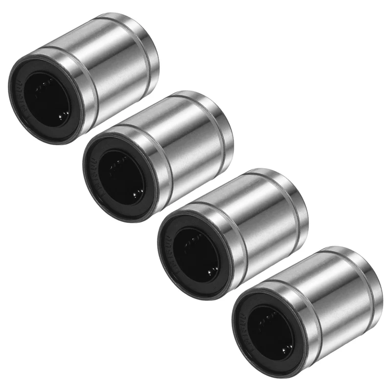 4Pcs LM16UU Linear Ball Bearings 16mm Bore Dia 28mm OD 37mm Length for Machine