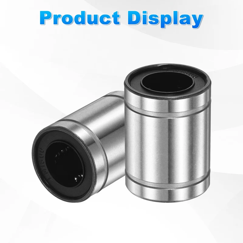 4Pcs LM16UU Linear Ball Bearings 16mm Bore Dia 28mm OD 37mm Length for Machine