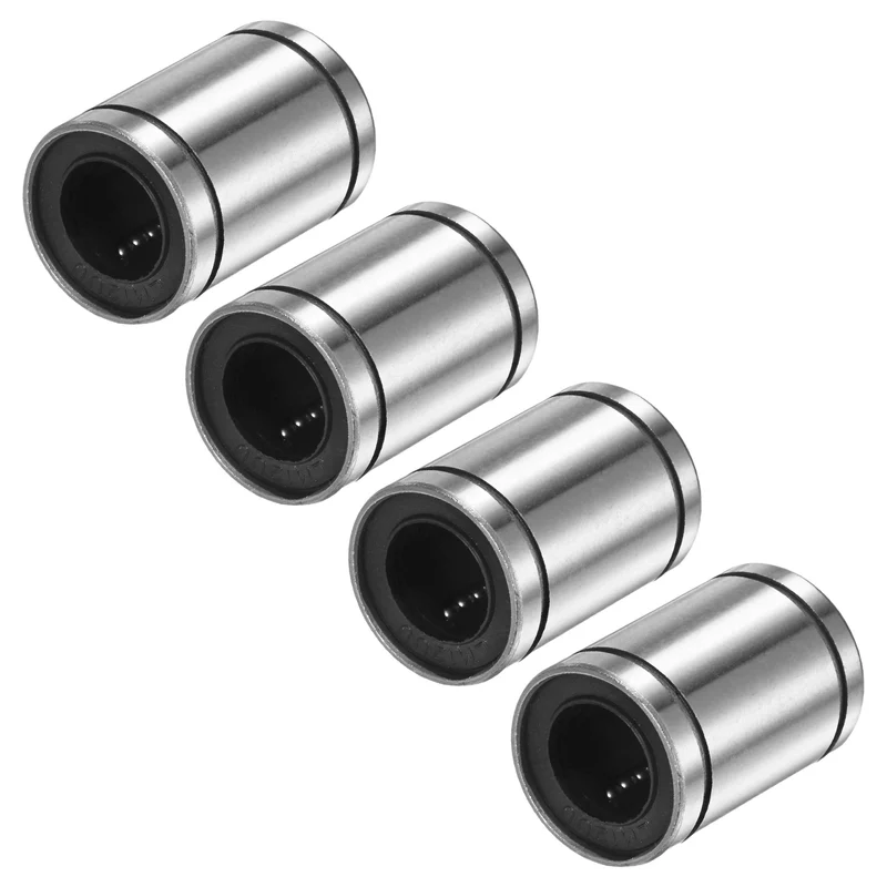4Pcs LM12UU Linear Ball Bearings 12mm Bore Dia 21mm OD 30mm Length for CNC