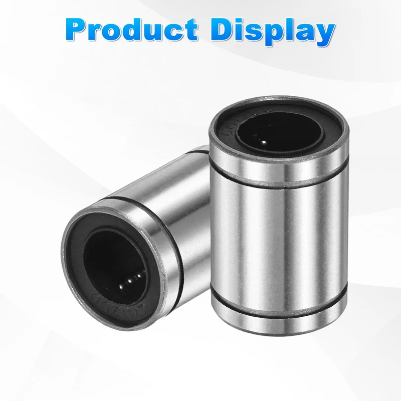 4Pcs LM12UU Linear Ball Bearings 12mm Bore Dia 21mm OD 30mm Length for CNC