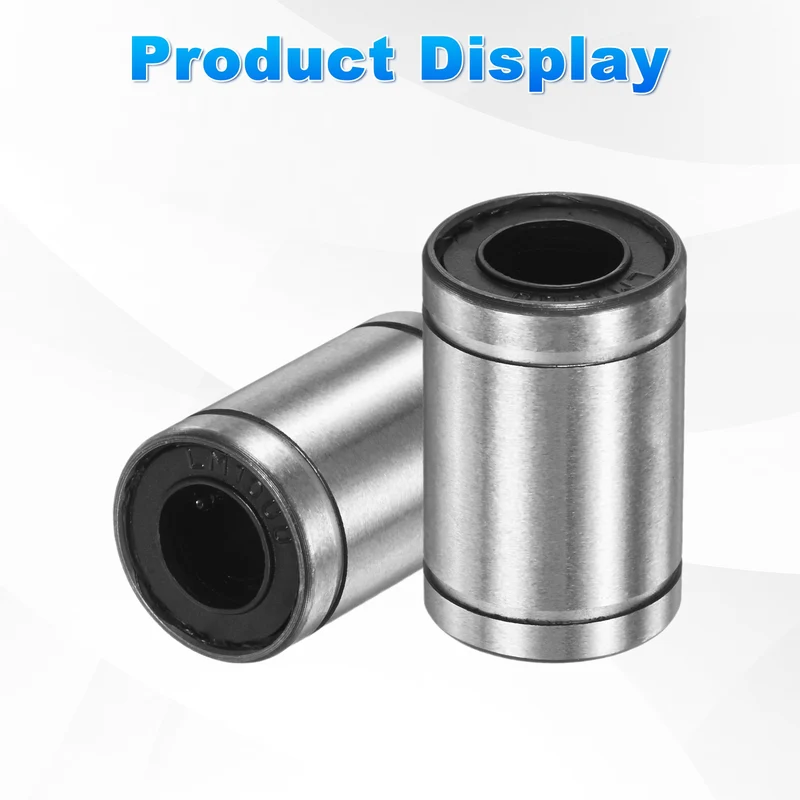 4Pcs LM10UU Linear Ball Bearings 10mm Bore Dia 19mm OD 29mm Length for Machine