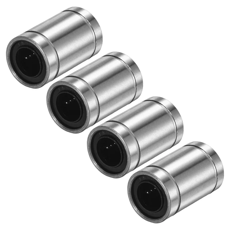 4Pcs LM8UU Linear Ball Bearings 8mm Bore Dia 15mm OD 24mm Length for Machine