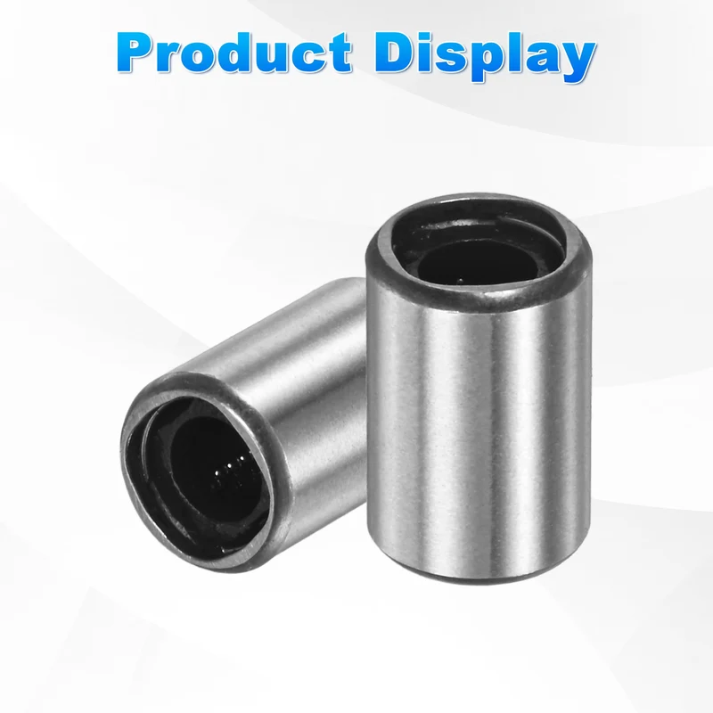 4Pcs LM4UU Linear Ball Bearings 4mm Bore Dia 8mm OD 12mm Length for Machine