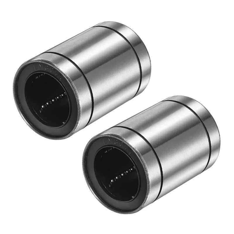 2Pcs LM30UU Linear Ball Bearings 30mm Bore Dia 45mm OD 64mm Length for Machine