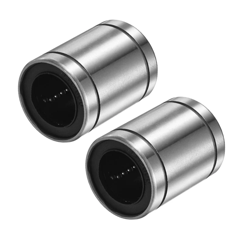 2Pcs LM20UU Linear Ball Bearings 20mm Bore Dia 32mm OD 42mm Length for Machine