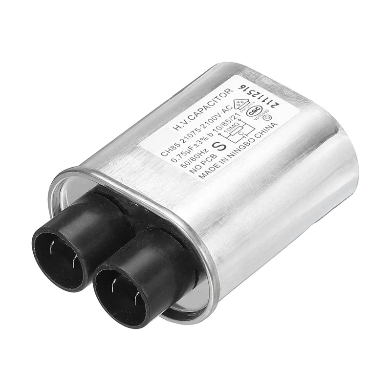 Microwave Capacitor Replacement High Voltage Oven Capacitor 2100VAC 0.75uf