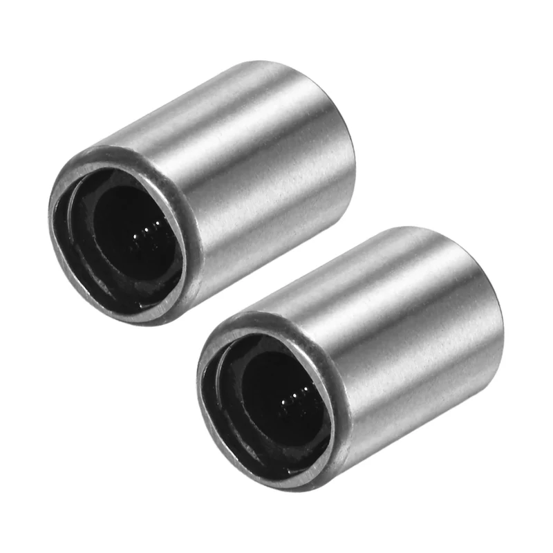 2Pcs LM4UU Linear Ball Bearings 4mm Bore Dia 8mm OD 12mm Length for CNC Machine
