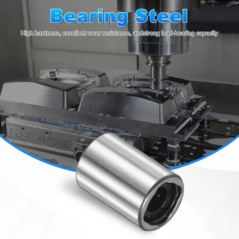 2Pcs LM3UU Linear Ball Bearings 3mm Bore Dia 7mm OD 10mm Length for CNC Machine