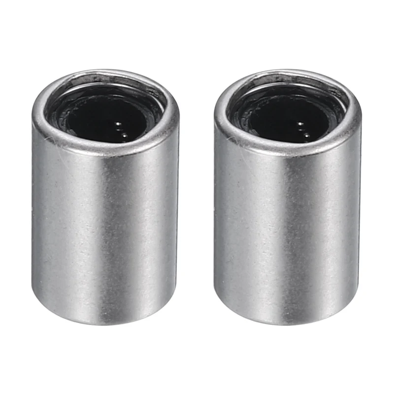 2Pcs LM4UU Linear Bearing Nickel Plated 4mm Bore 8mm OD 12mm Length