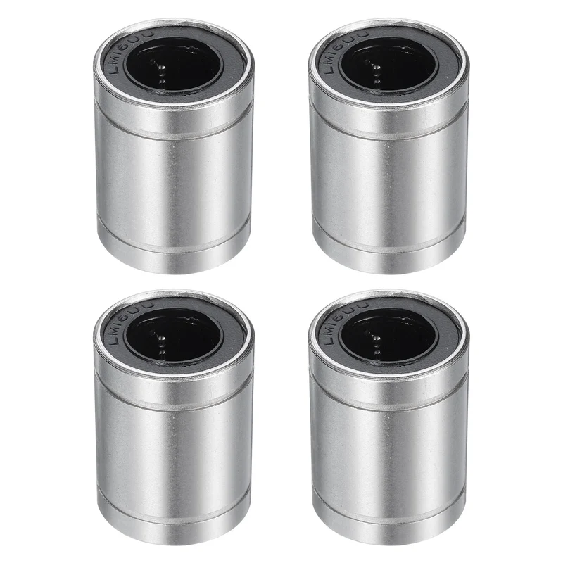 4Pcs LM16UU Linear Bearing Nickel Plated 16mm Bore 27mm OD 36mm Length