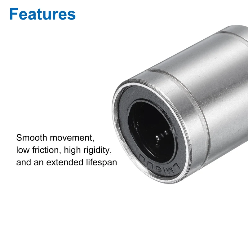 4Pcs LM16UU Linear Bearing Nickel Plated 16mm Bore 27mm OD 36mm Length