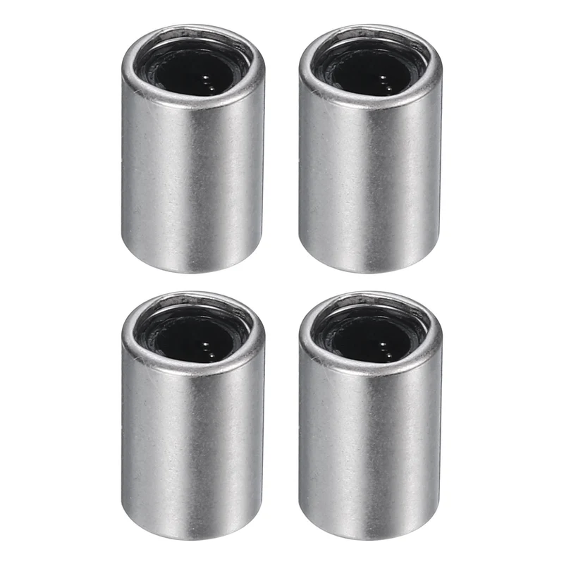 4Pcs LM4UU Linear Bearing Nickel Plated 4mm Bore 8mm OD 12mm Length