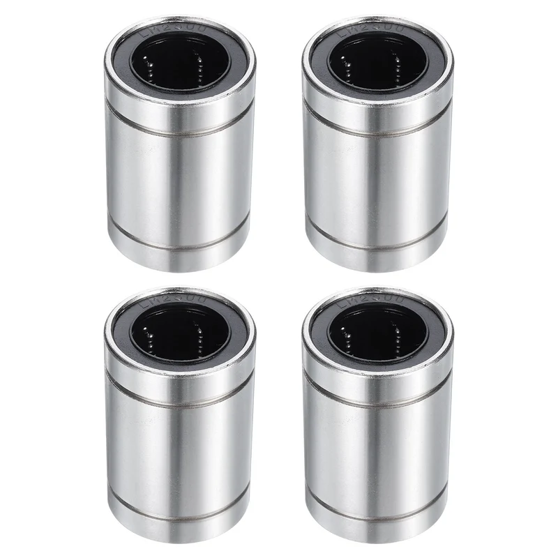 4Pcs LM25UU Linear Bearing Nickel Plated 25mm Bore 40mm OD 59mm Length