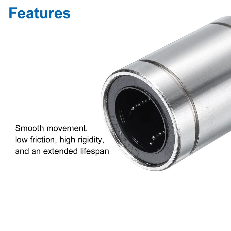 4Pcs LM25UU Linear Bearing Nickel Plated 25mm Bore 40mm OD 59mm Length