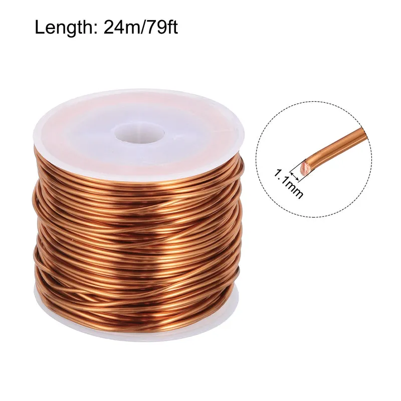1.1mm Magnet Wire 79ft Enameled Copper Wire Enameled Magnet Winding Wire 200g