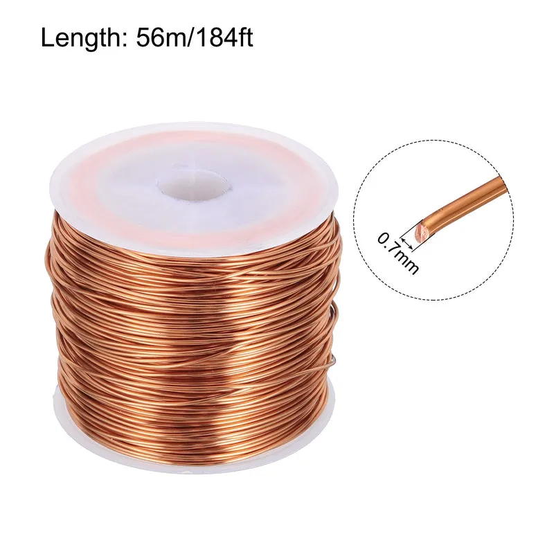 0.7mm Magnet Wire 184ft Enameled Copper Wire Enameled Magnet Winding Wire 200g