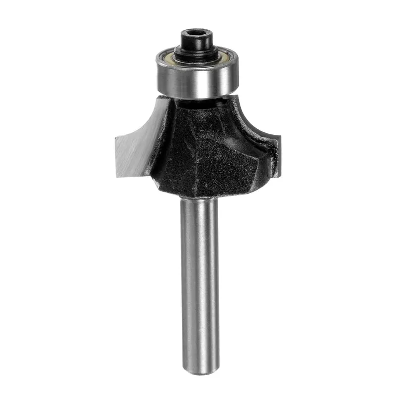 Roundover Router Bit 15/64" Shank 1/4" Radius Carbide Tipped Tool