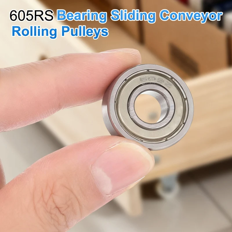 606ZZ 6x17x6mm Deep Groove Ball Bearing, 20Pcs Metal Sealed Industrial Bearing
