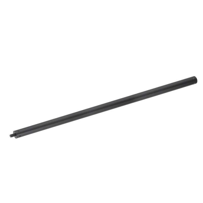 Metal Microphone Stand Extension Tube 1/4" to 3/8", 17.32x0.6 Inch, Black