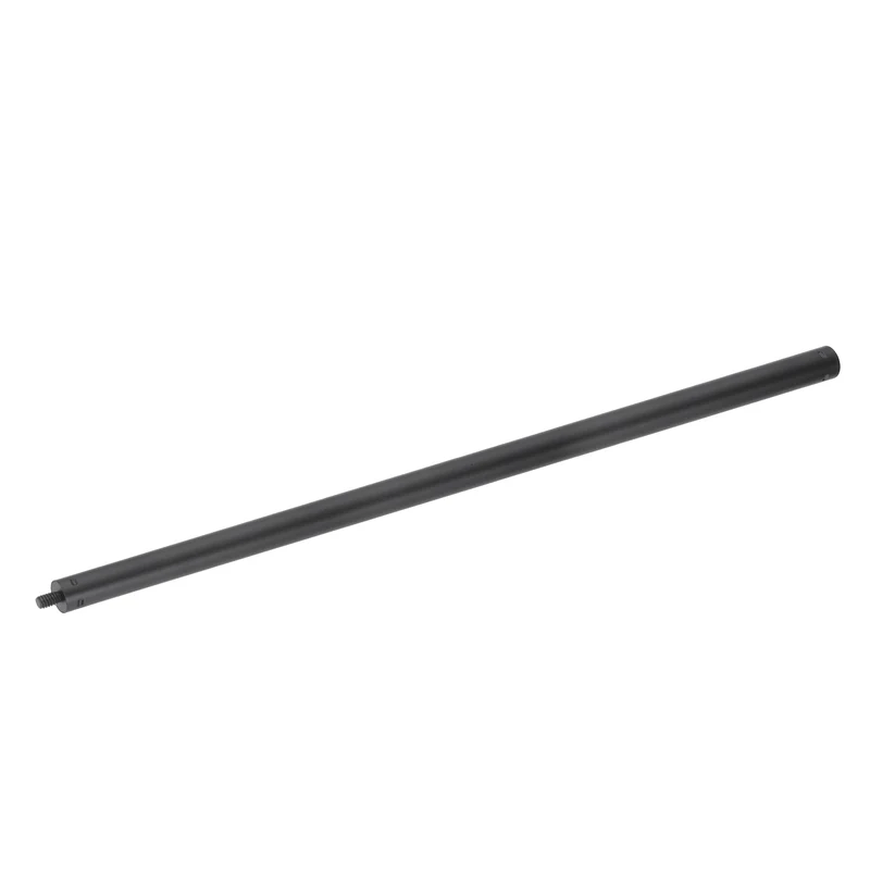 Metal Microphone Stand Extension Tube 1/4" to 1/4", 17.32x0.6 Inch, Black