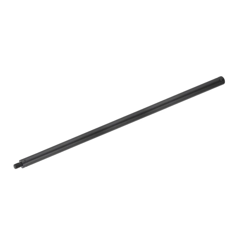Metal Microphone Stand Extension Tube 3/8" to 1/4", 17.32x0.6 Inch, Black