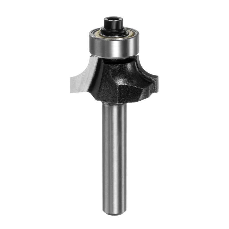 Roundover Router Bit 1/4 Shank 3/16" Radius Carbide Tipped Woodworking Tool